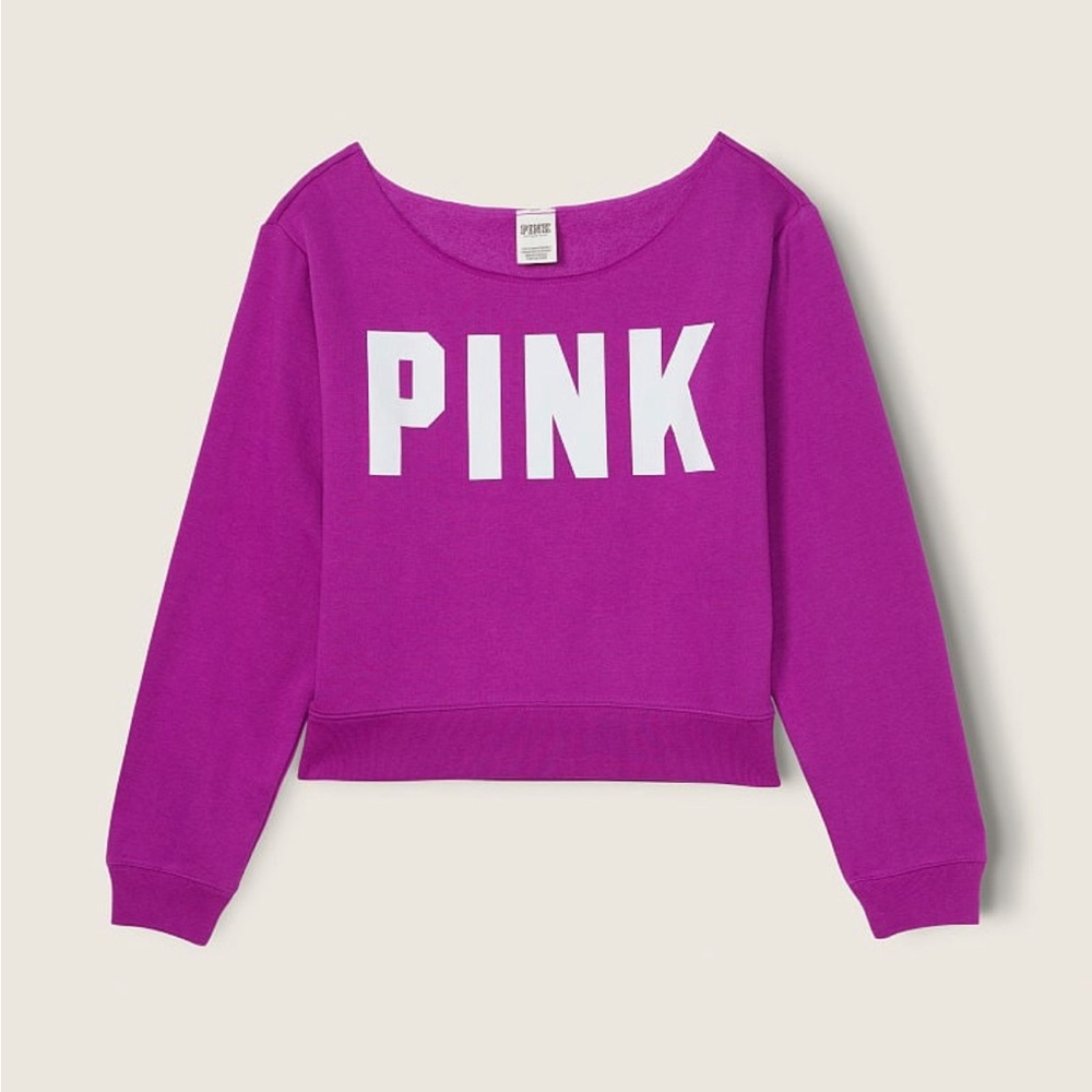 Cropped Fleece Sweatshirt